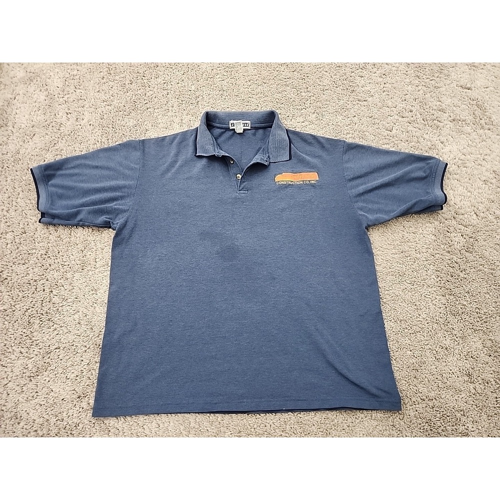 Vintage Witter Construction Co. Inc. Polo Shirt Mens XL Jerzees Corp Uniform